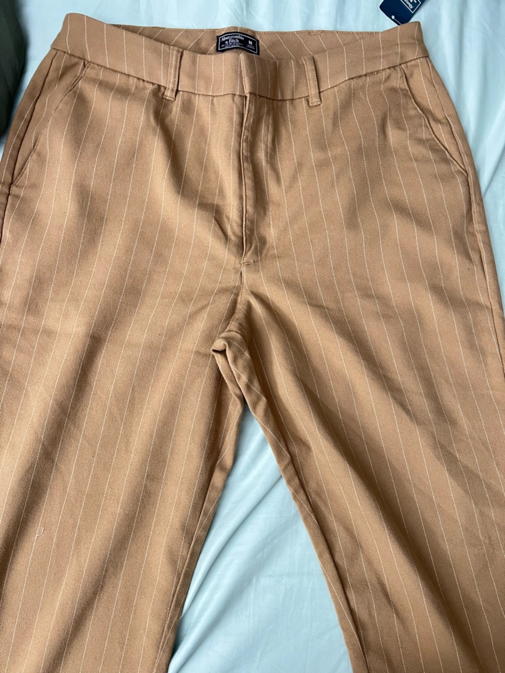 Abercrombie & Fitch Tan Pinstripe women’s  Pants